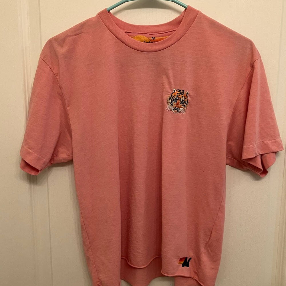 Aviator Nation tiger boyfriend tee